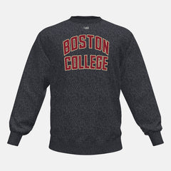 Black Heather NB Crew Fleece(Boston College) / New Balance Men