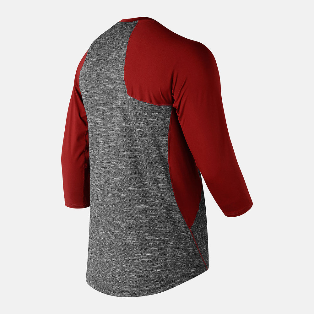 Team Red Asym 2.0 Right 3/4 Sleeve / New Balance Men