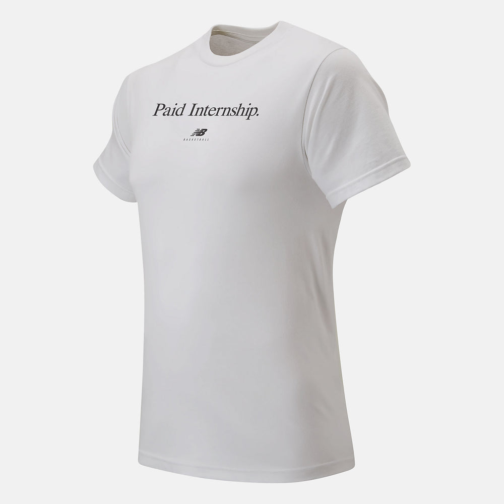 White Paid Internship Tee / New Balance Men