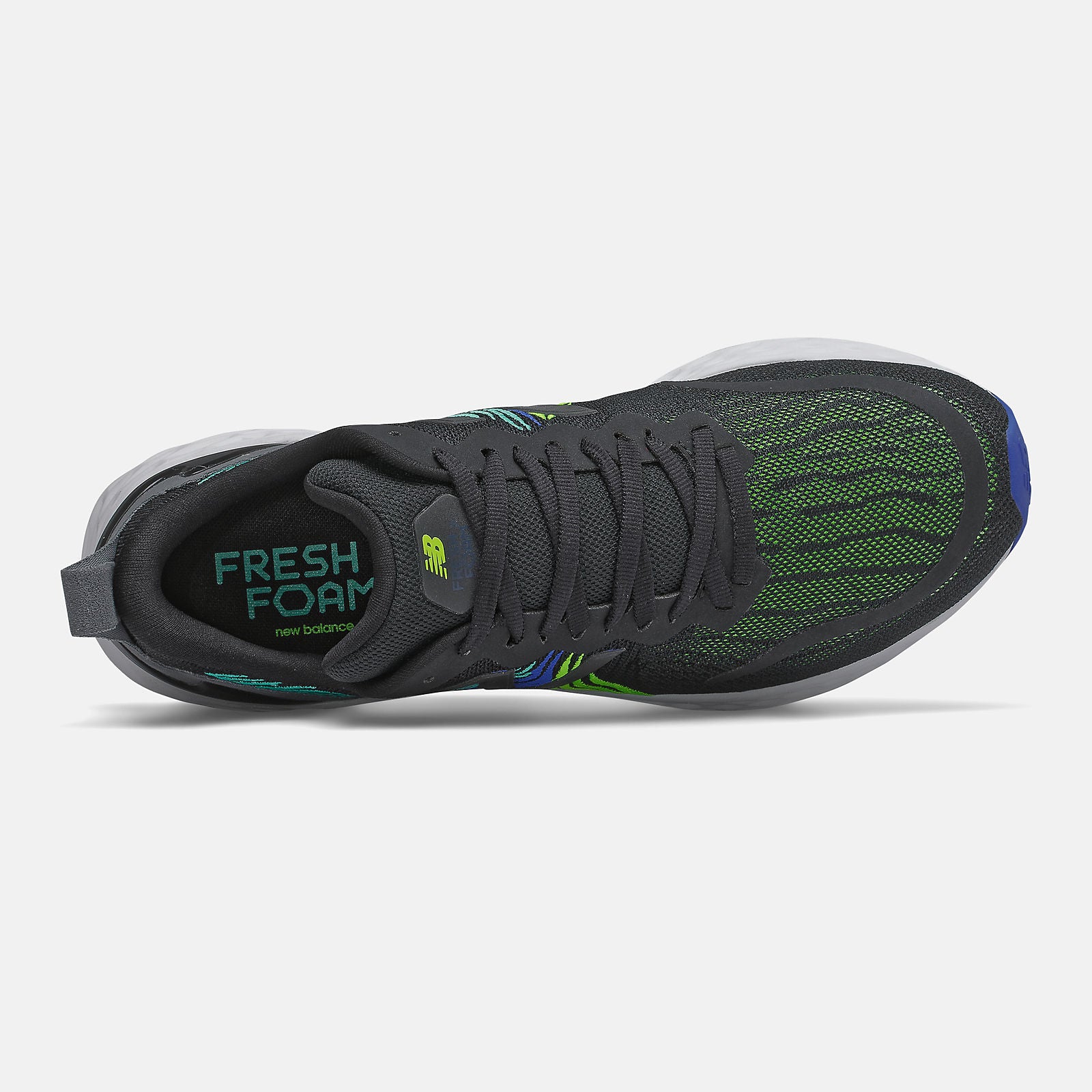 Black/Energy Lime and Cobalt Blue Fresh Foam Tempo / New Balance Men