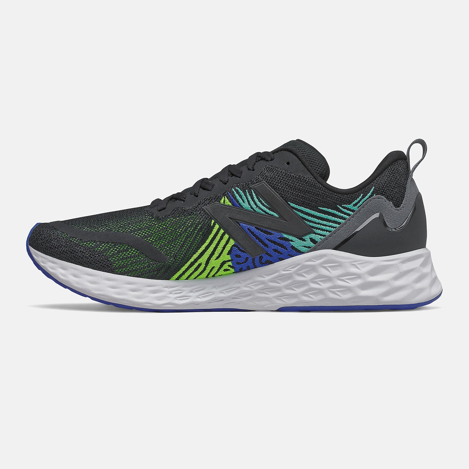 Black/Energy Lime and Cobalt Blue Fresh Foam Tempo / New Balance Men