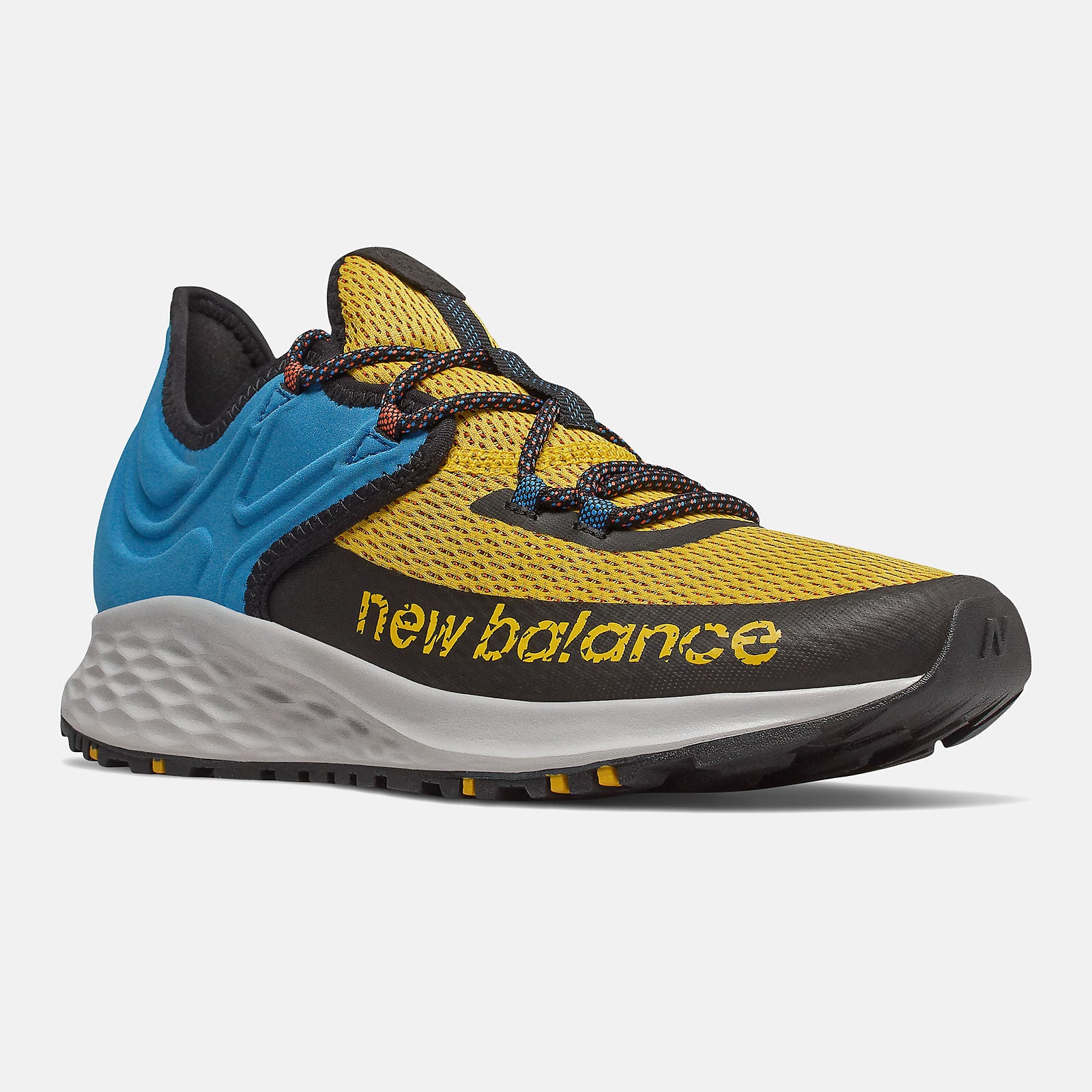 Varsity Gold/Neo Classic Blue and Black Fresh Foam Roav Trail / New Balance Men