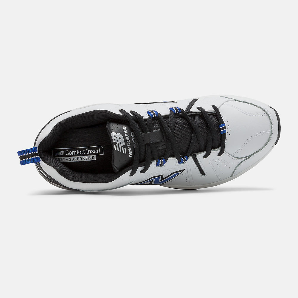 White/Team Royal and Black 608v5 / New Balance Men