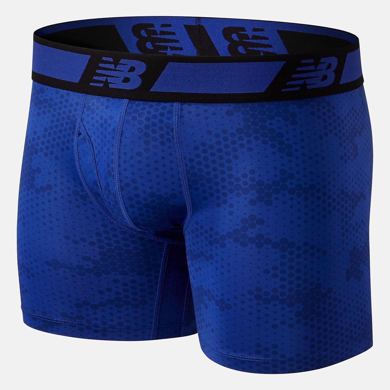 Black/Team Royal NB Dry 6 Inch Boxer Brief 2 Pack / New Balance Men