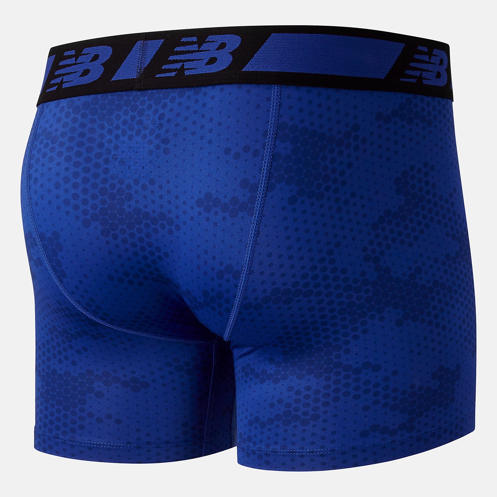 Black/Team Royal NB Dry 6 Inch Boxer Brief 2 Pack / New Balance Men