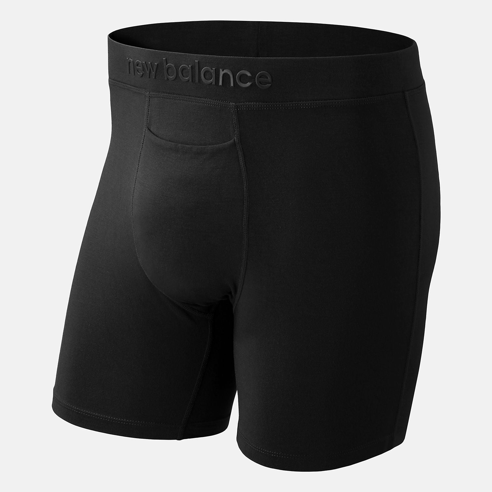 Black Premium 6 Inch Boxer Brief 1 Pair / New Balance Men