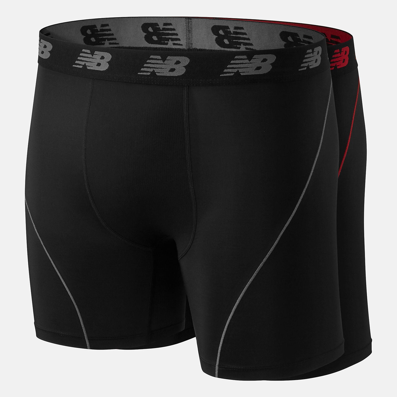 Black Men Ice 2.0 6 Inch Boxer 2PK / New Balance Men