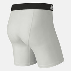 White M 6" Ultra Boxer Brief / New Balance Men