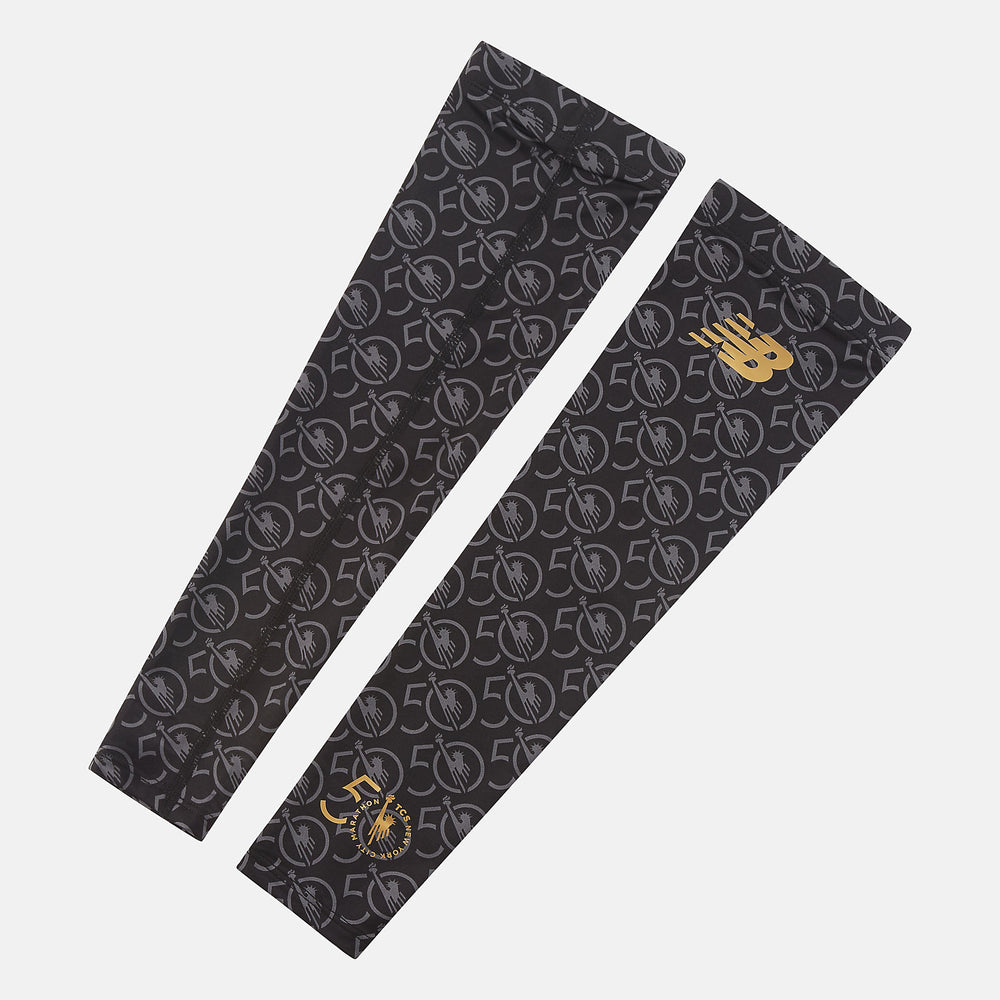 Black/White NYC Marathon Arm Sleeves / New Balance Women|Men