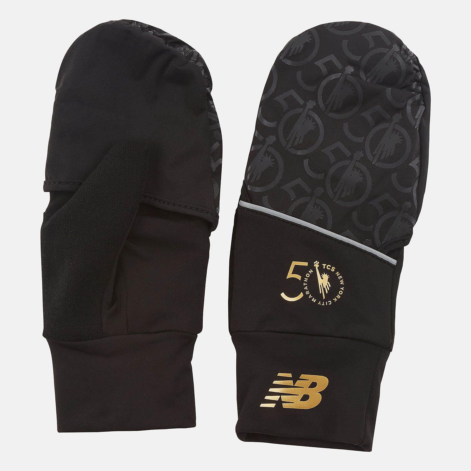 Black/White NYC Marathon Convertible Glove / New Balance Women|Men