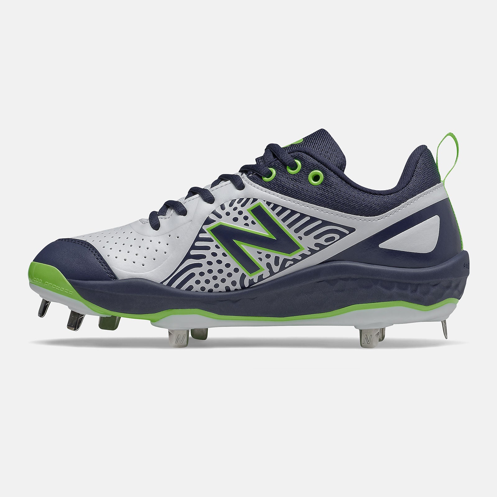 Team Navy/Lime Green and White Fresh Foam Velo v2 / New Balance Women