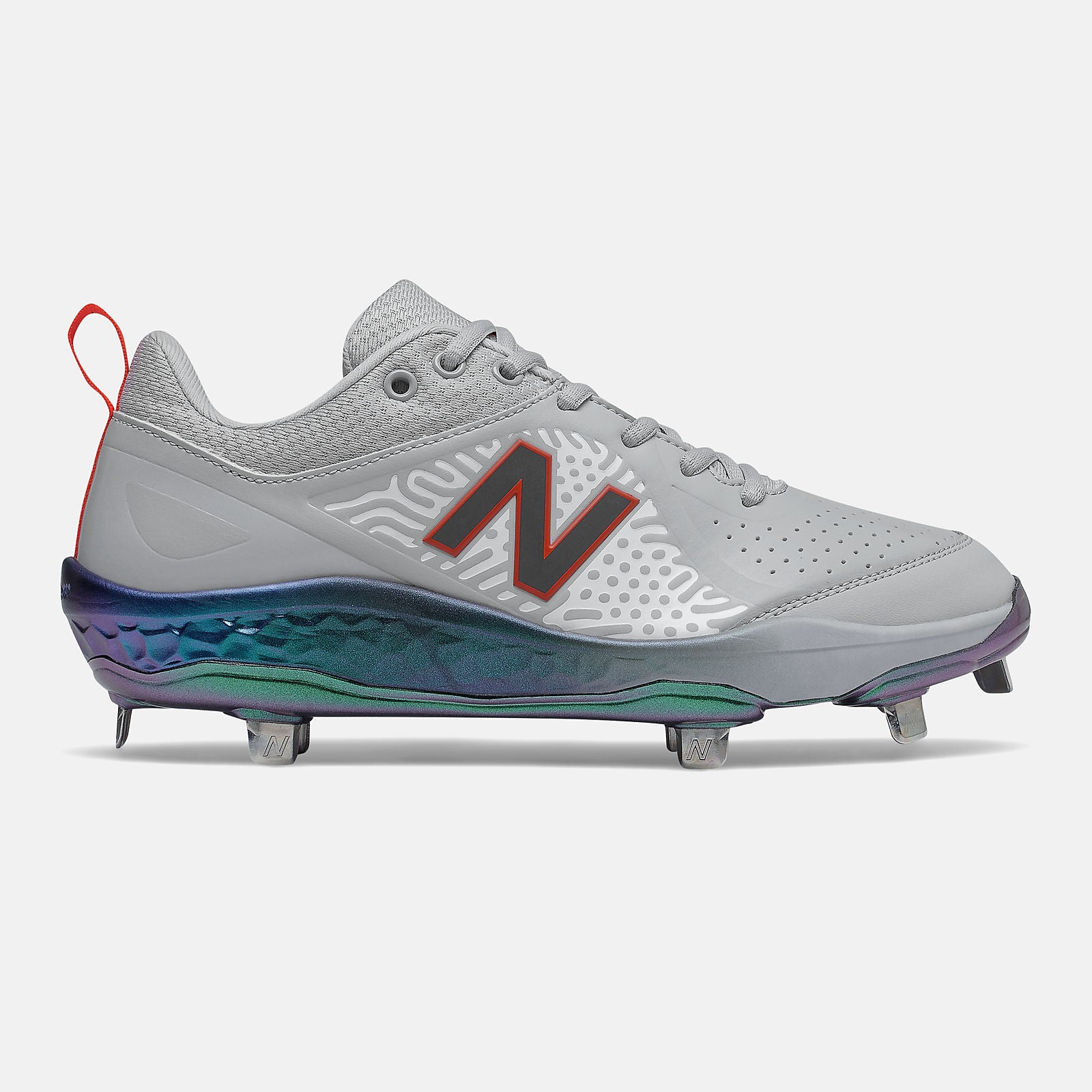 Grey/Flame and Iridescent Fresh Foam Velo v2 VIP / New Balance Women