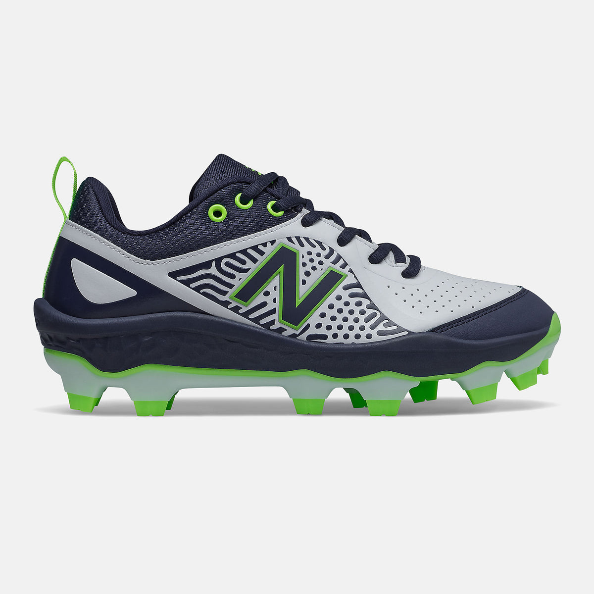Team Navy/Lime Green and White Fresh Foam Velo v2 Molded / New Balance Women