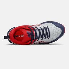 Red/White and Navy Fresh Foam Velo v2 Turf / New Balance Women