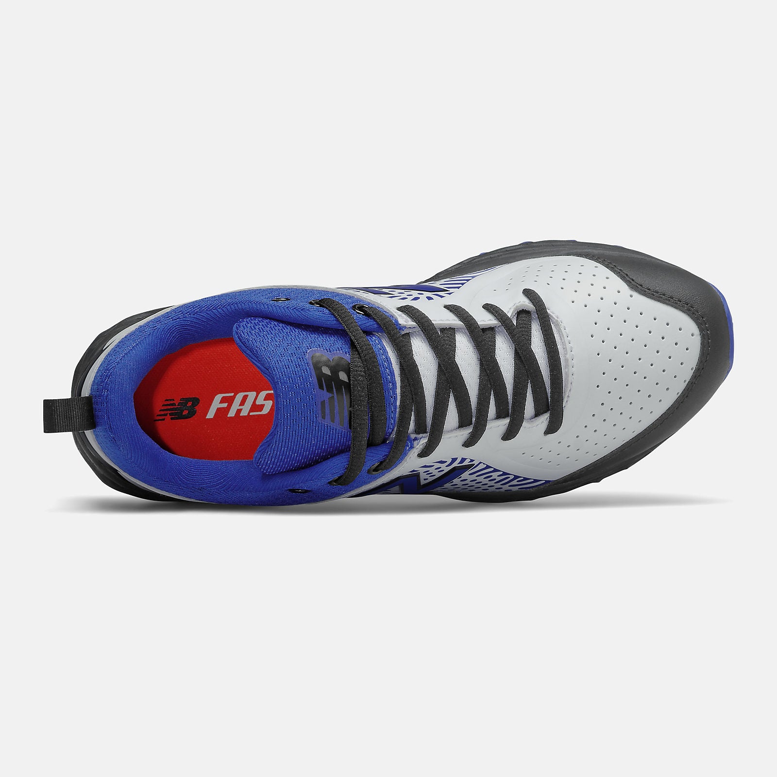 Black/Royal Blue and White Fresh Foam Velo v2 Turf / New Balance Women