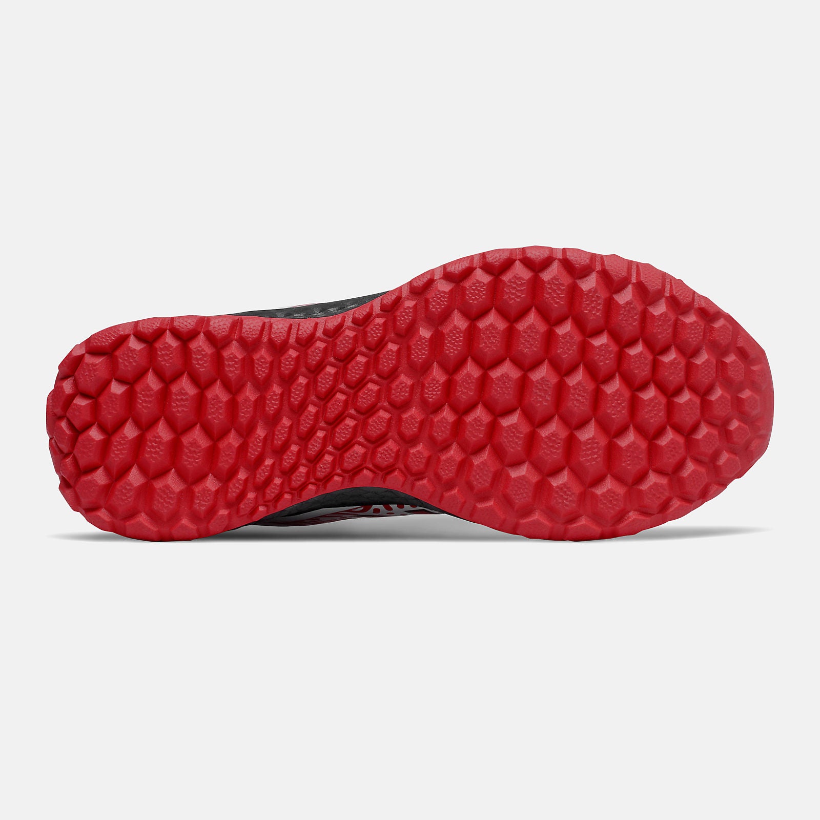 Black/Red and White Fresh Foam Velo v2 Turf / New Balance Women