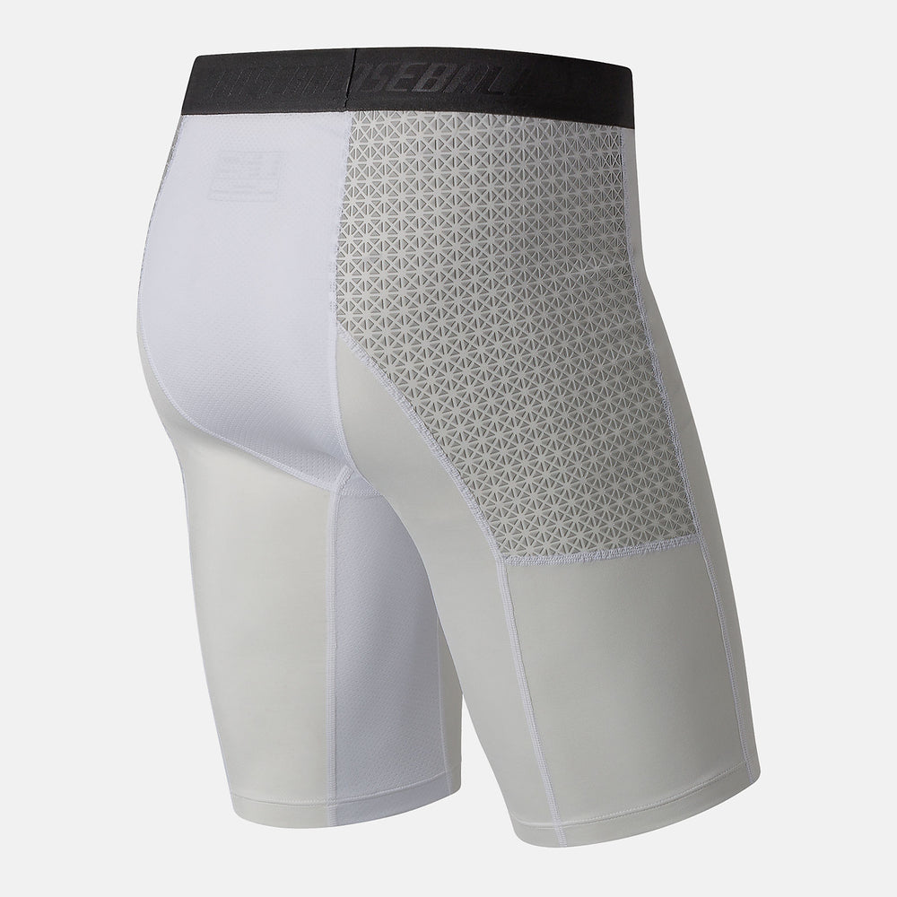 White 4040 Compression Slider Short / New Balance Men