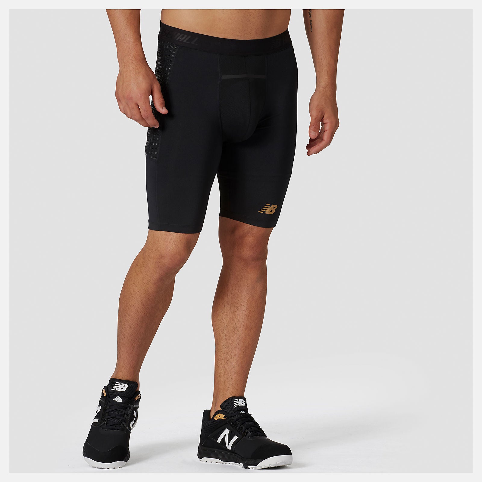 White 4040 Compression Slider Short / New Balance Men