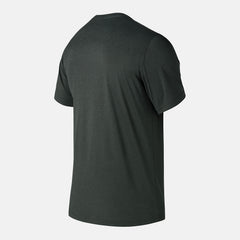 Dark Heather Grey Short Sleeve Tech Tee / New Balance Men