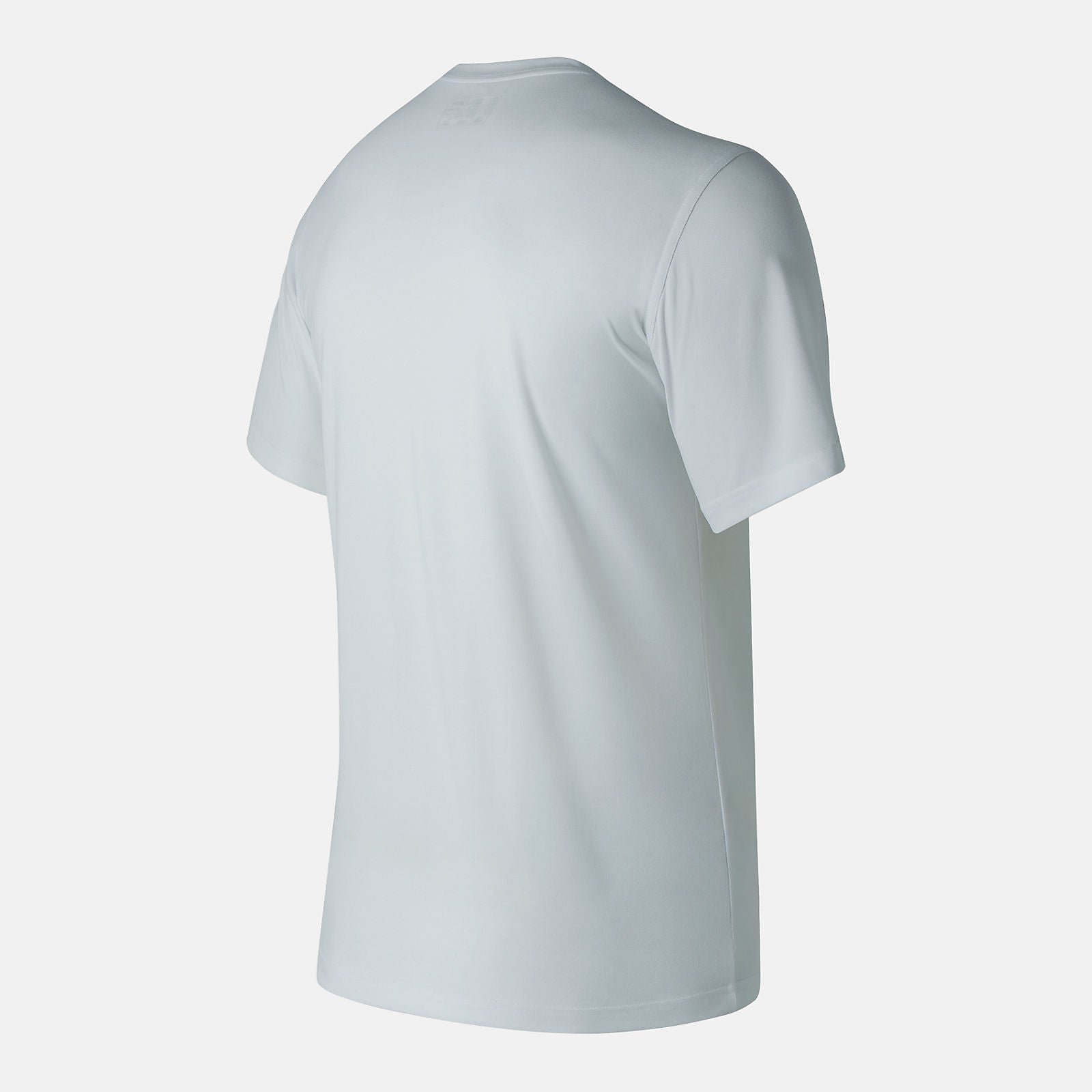 White Short Sleeve Tech Tee / New Balance Men