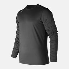 Team Black LS Tech Baseball Tee / New Balance Men