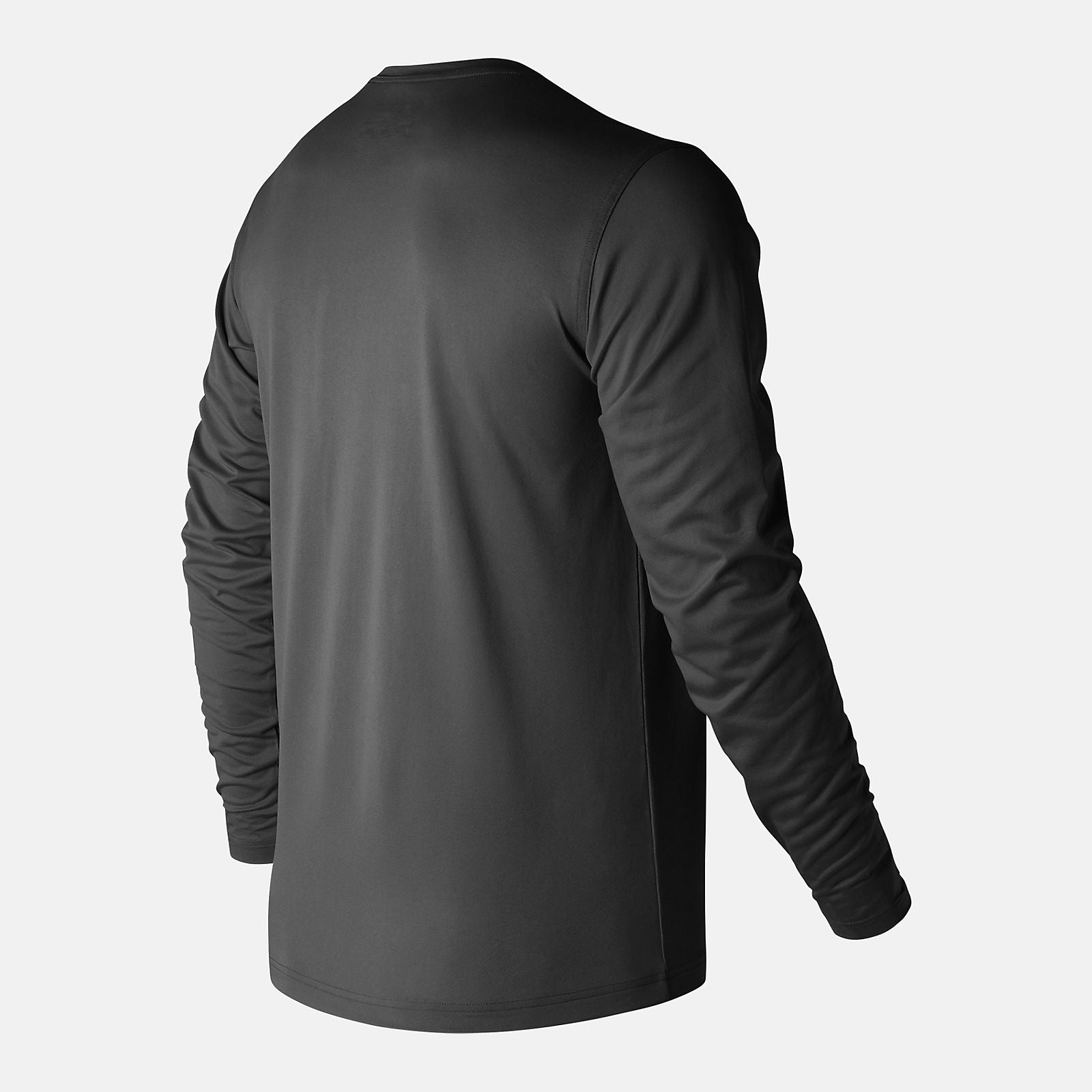 Team Black LS Tech Baseball Tee / New Balance Men