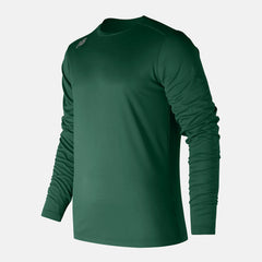 Team Dark Green LS Tech Baseball Tee / New Balance Men
