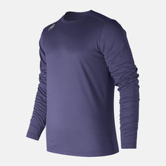 Team Navy LS Tech Baseball Tee / New Balance Men