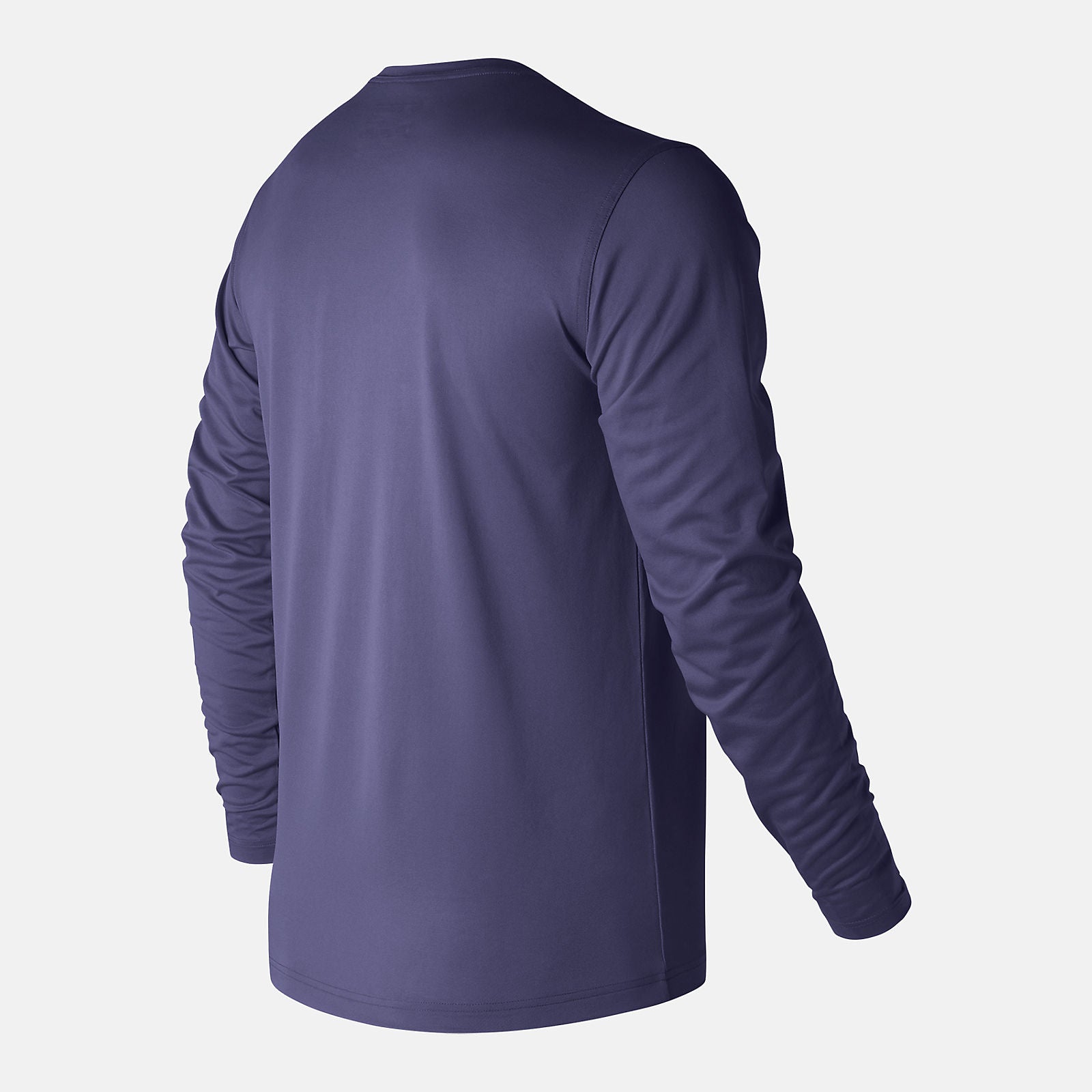 Team Navy LS Tech Baseball Tee / New Balance Men