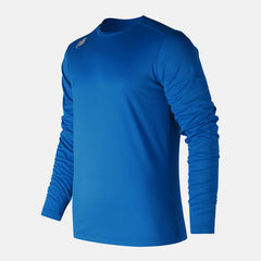 Team Royal LS Tech Baseball Tee / New Balance Men