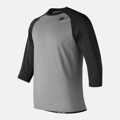 Team Black 3/4 Baseball Raglan Top / New Balance Men