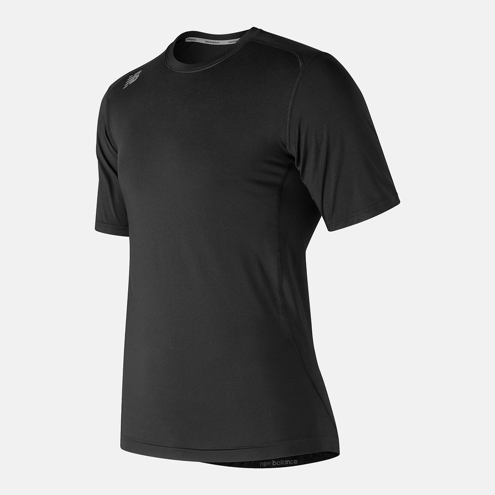 Team Black NB SS Compression Top / New Balance Men