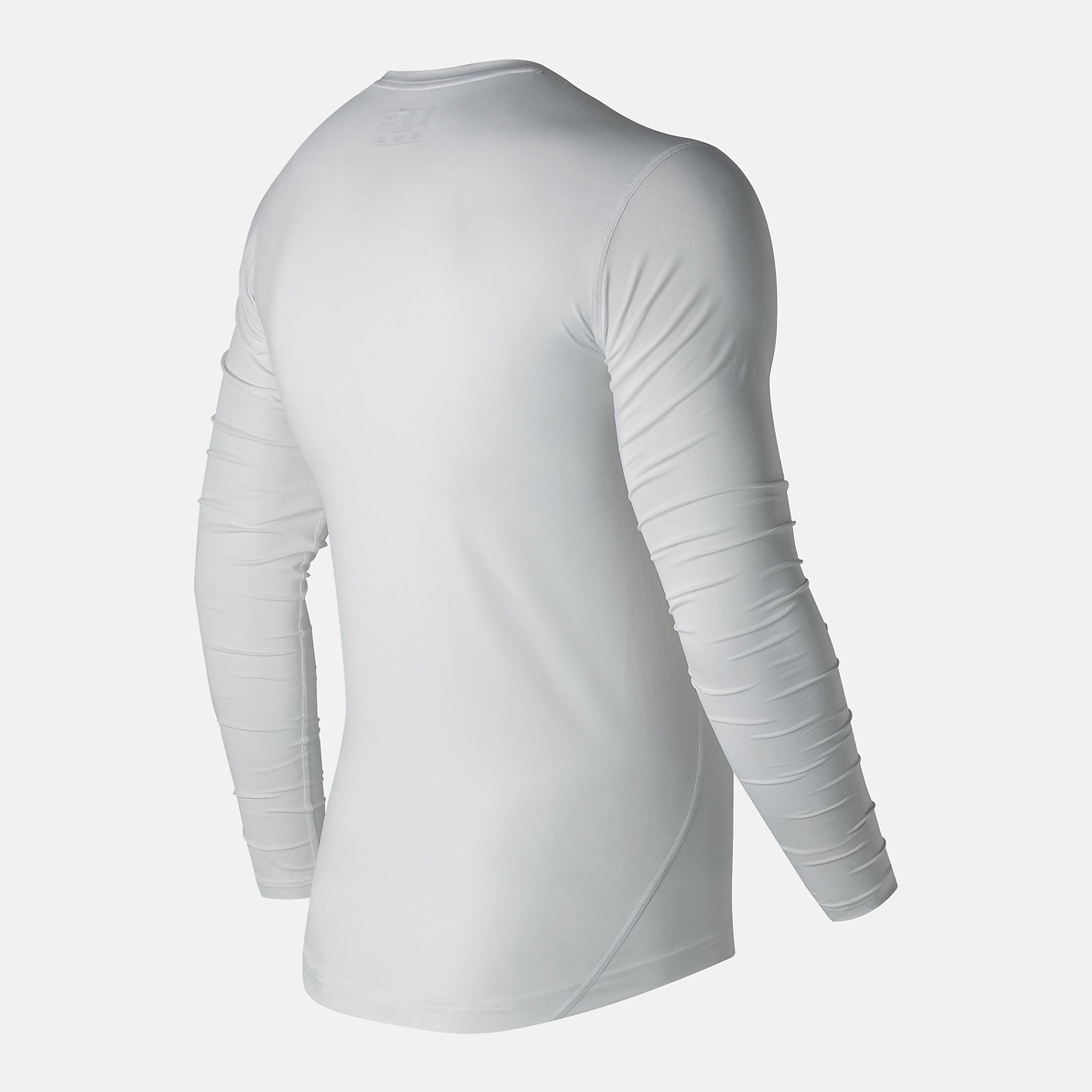 White NB LS Compression Top / New Balance Men