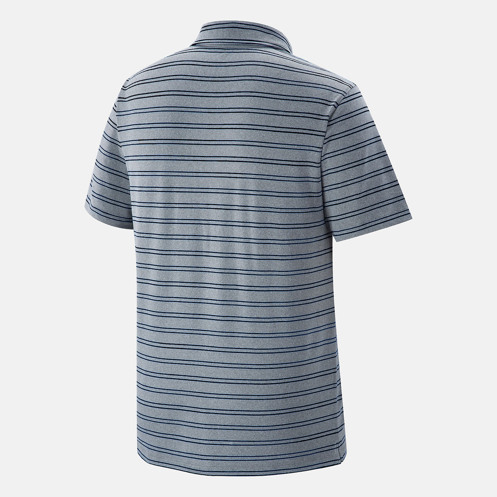 Black Stripe Polo / New Balance Men