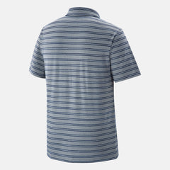 Team Navy Stripe Polo / New Balance Men