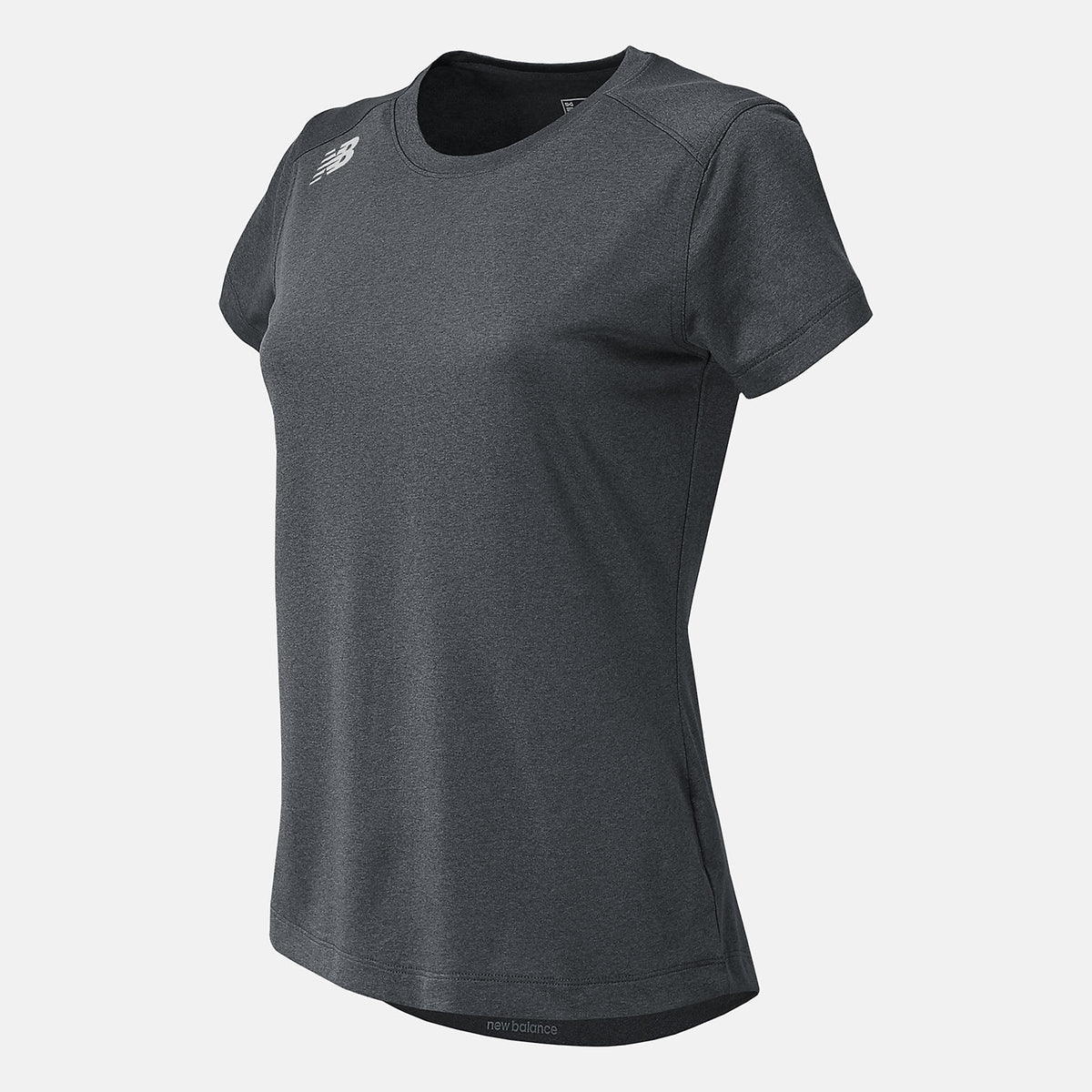 Dark Heather Grey NB Short Sleeve Tech Tee / New Balance Women