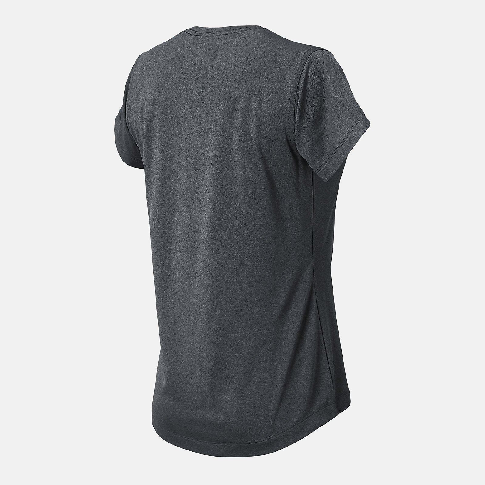 Dark Heather Grey NB Short Sleeve Tech Tee / New Balance Women