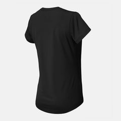 Team Black NB Short Sleeve Tech Tee / New Balance Women
