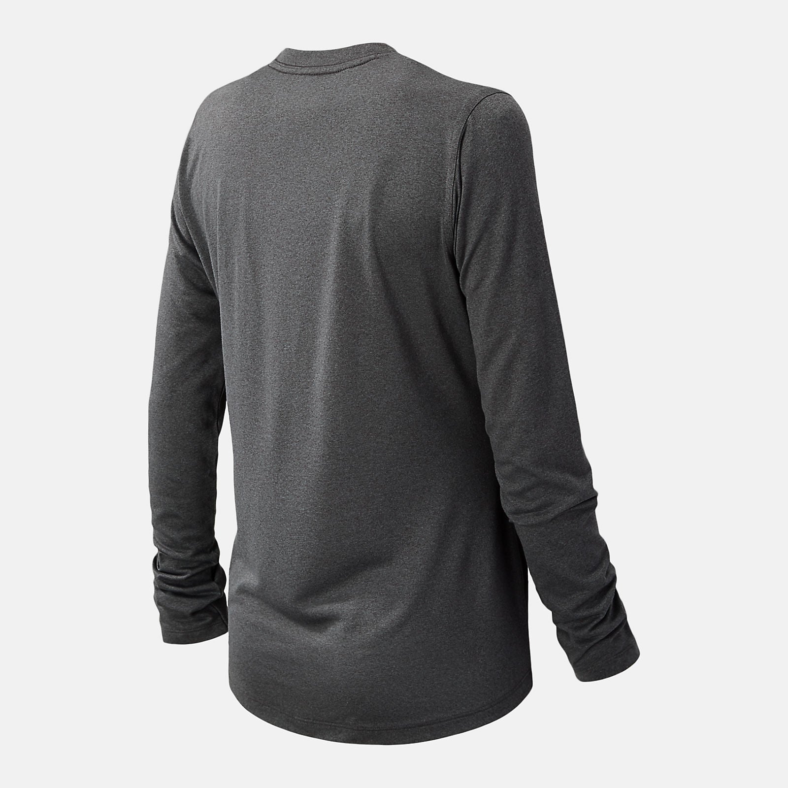 Dark Heather Grey NB Long Sleeve Tech Tee / New Balance Women