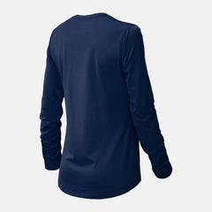 Team Navy NB Long Sleeve Tech Tee / New Balance Women