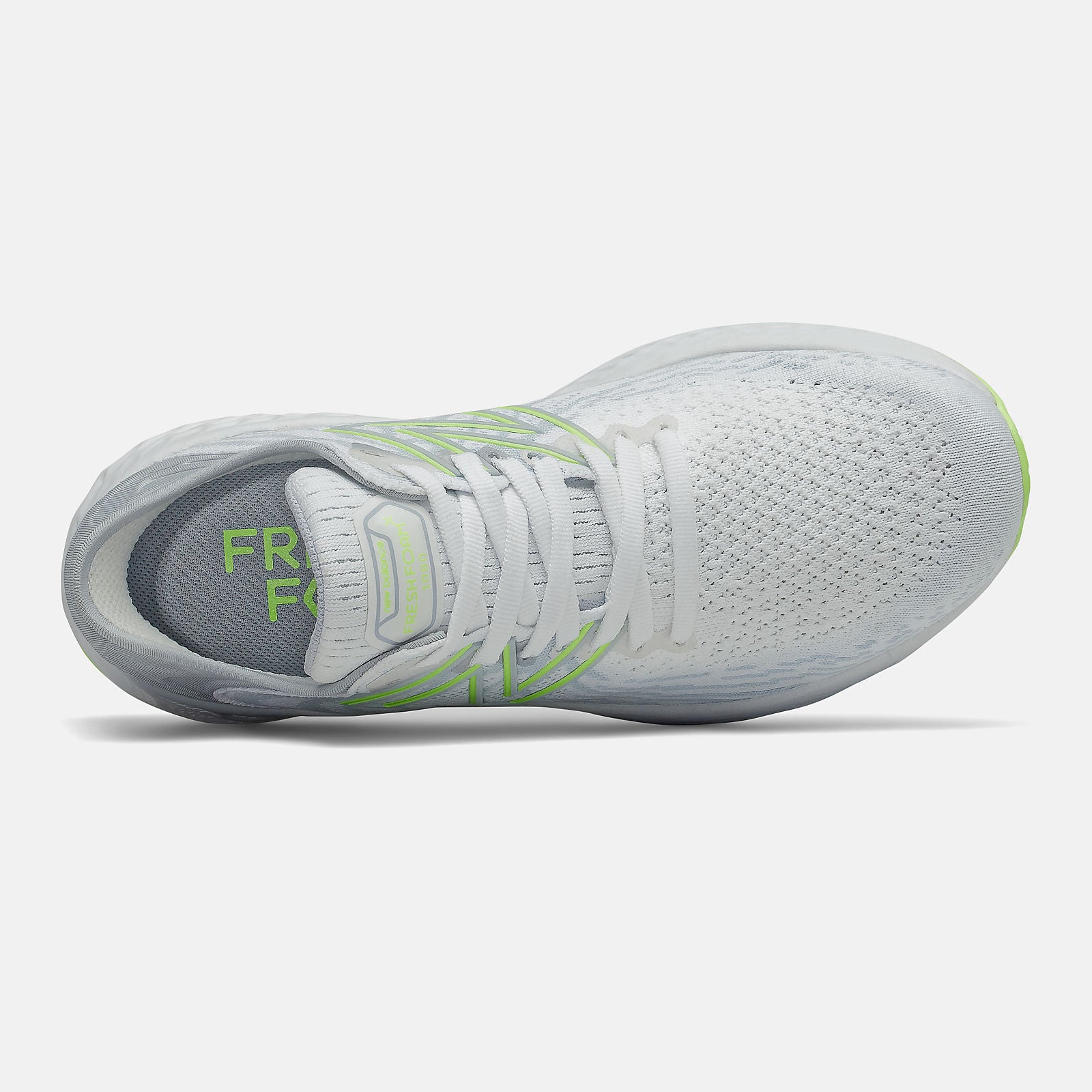 White/Bleached Lime Glo Fresh Foam 1080v11 / New Balance Women