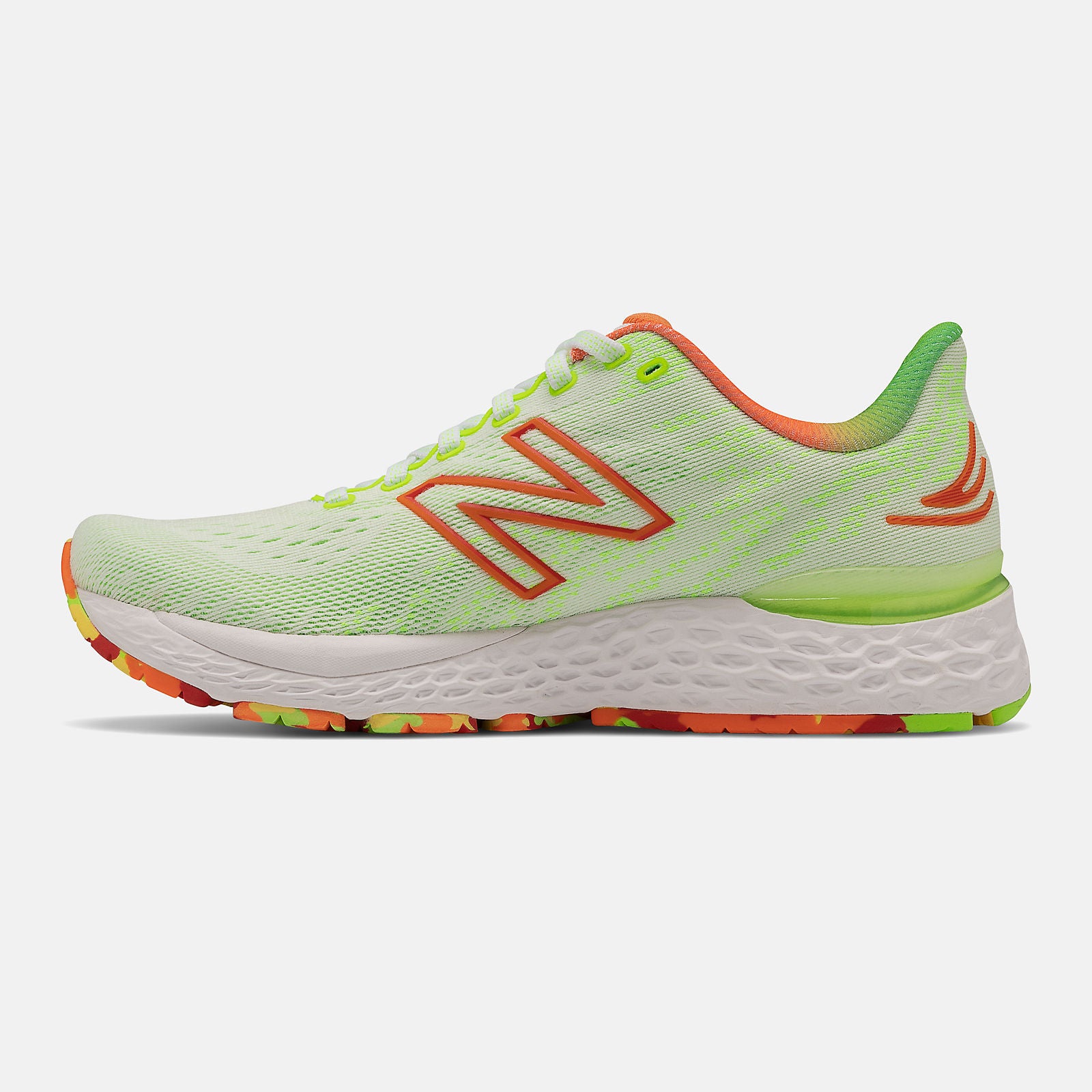 White/Energy Lime Fresh Foam 880v11 / New Balance Women