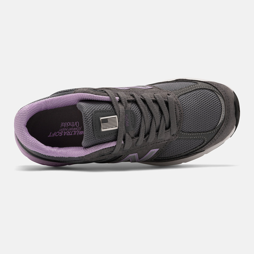 Lead/Dark Violet Glo Made IN US 990v5 / New Balance Women