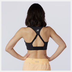 Black NB Power X Zip Front Bra / New Balance Women
