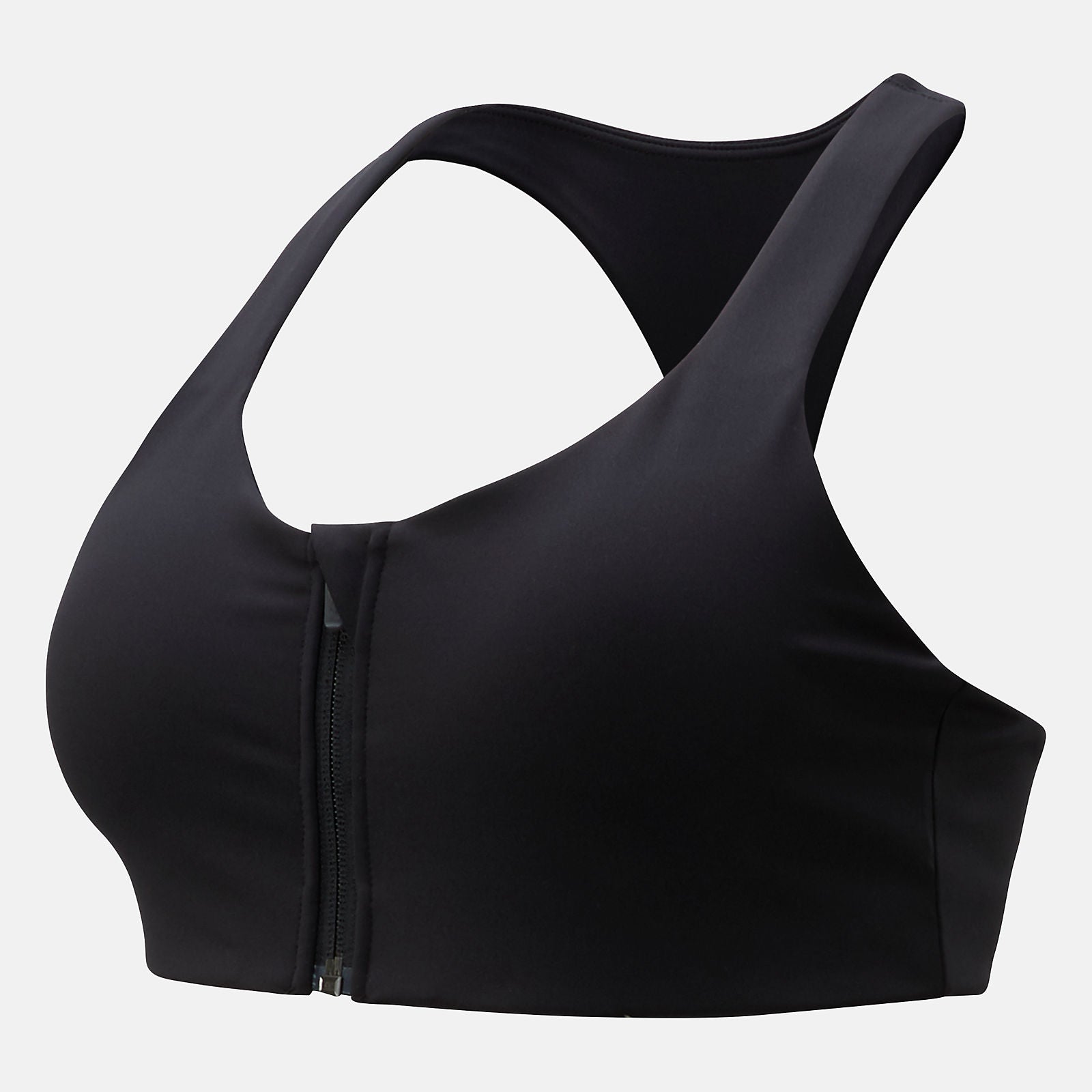 Black NB Power X Zip Front Bra / New Balance Women