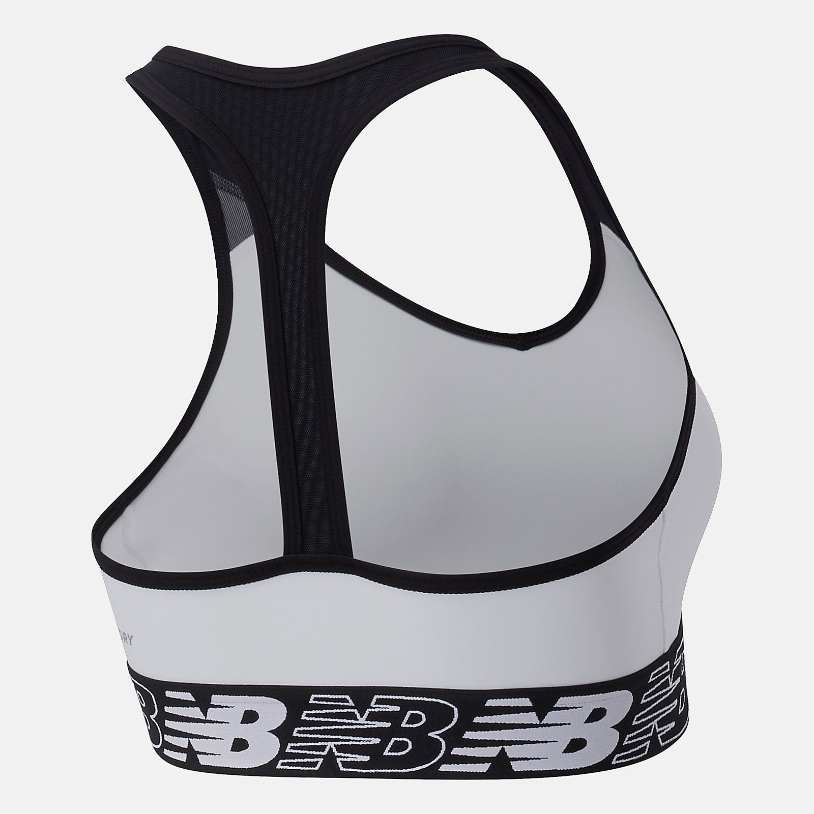 White NB Pace Bra 3.0 / New Balance Women