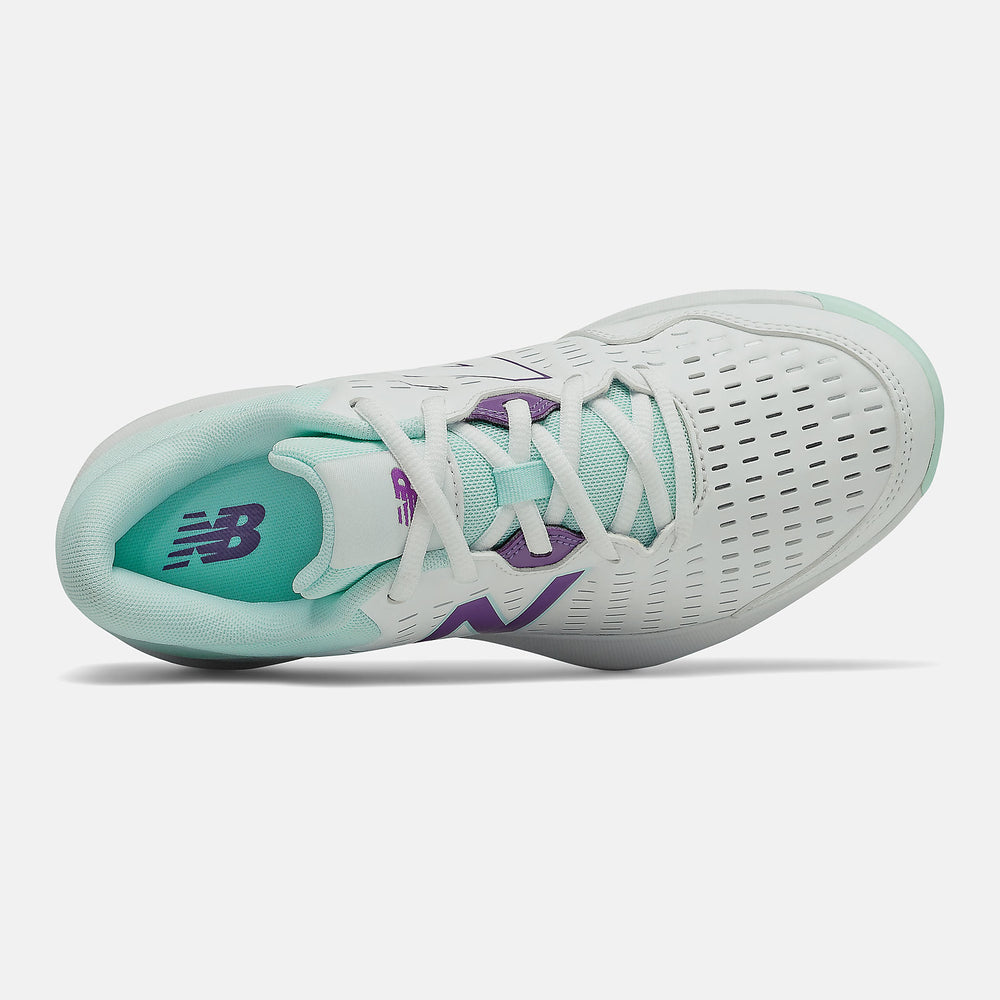 White/White Mint 696v4 / New Balance Women