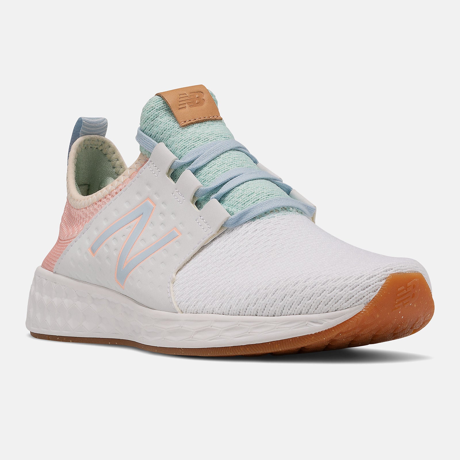White/Cloud Pink Fresh Foam Cruzv1 Reissue / New Balance Women