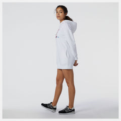 White NB Athletics Erin Loree Hoodie Dress / New Balance Women