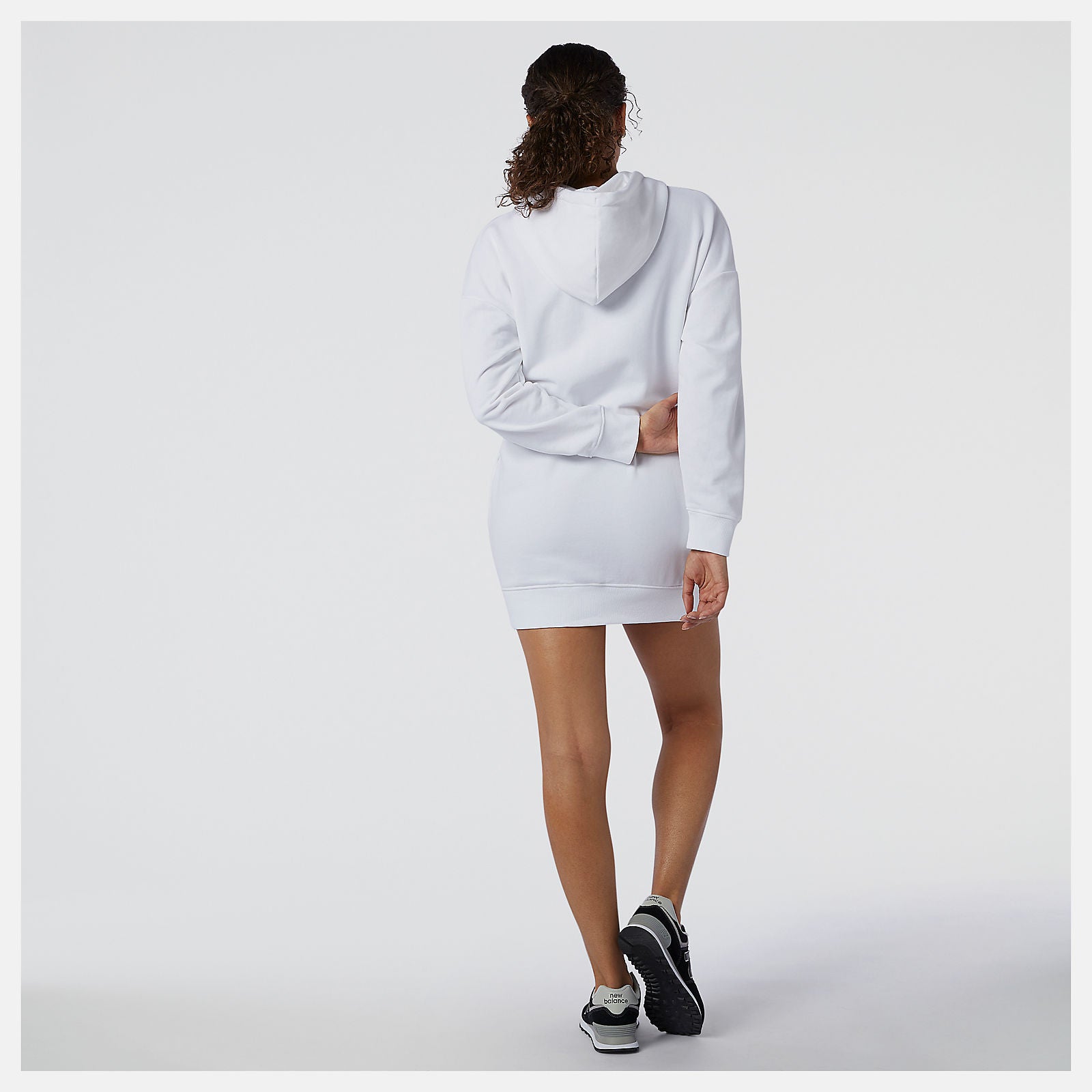 White NB Athletics Erin Loree Hoodie Dress / New Balance Women